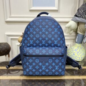 Replica Louis Vuitton Discovery Backpack Light Blue