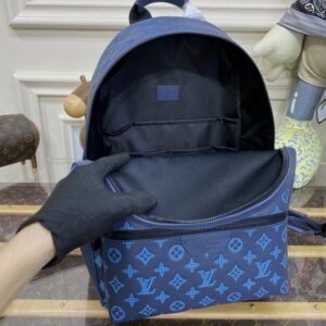 Alternative view of Replica Louis Vuitton Discovery Backpack Light Blue