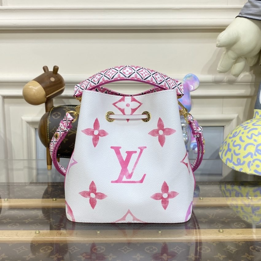 Replica Louis Vuitton Neonoe Bb White Pink - Image 7
