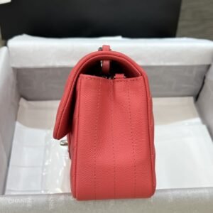 Alternative view of CHANEL Classic Flap V 20cm Red