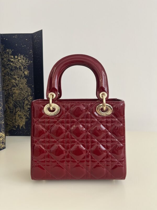Replica Lady Dior Patent Red - Image 5