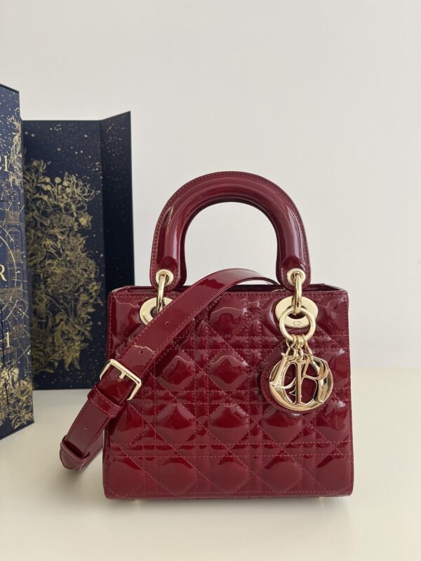 Replica Lady Dior Patent Red