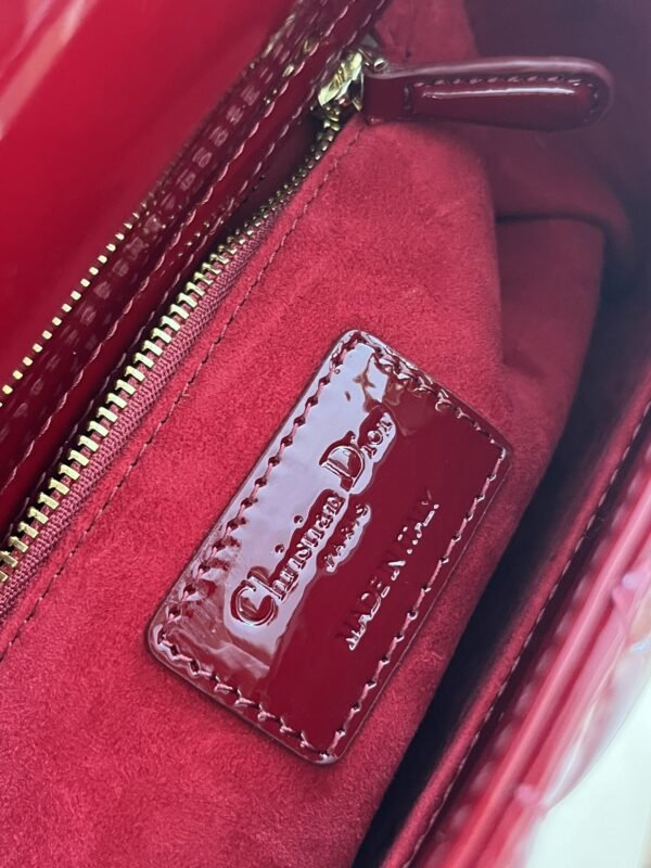 Replica Lady Dior Patent Red - Image 7
