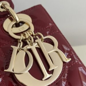 Alternative view of Replica Lady Dior Patent Red