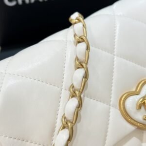 Alternative view of CHANEL 23s Love Enamel Flip Bag Pink