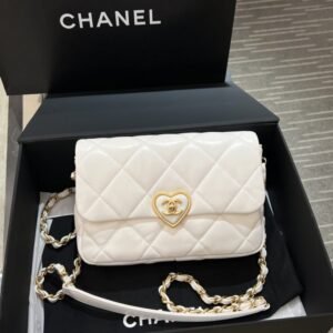 CHANEL 23s Love Enamel Flip Bag Pink