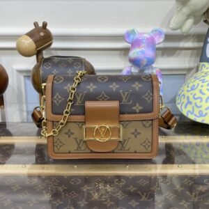 Fake Louis Vuitton Dauphine Mini Brown