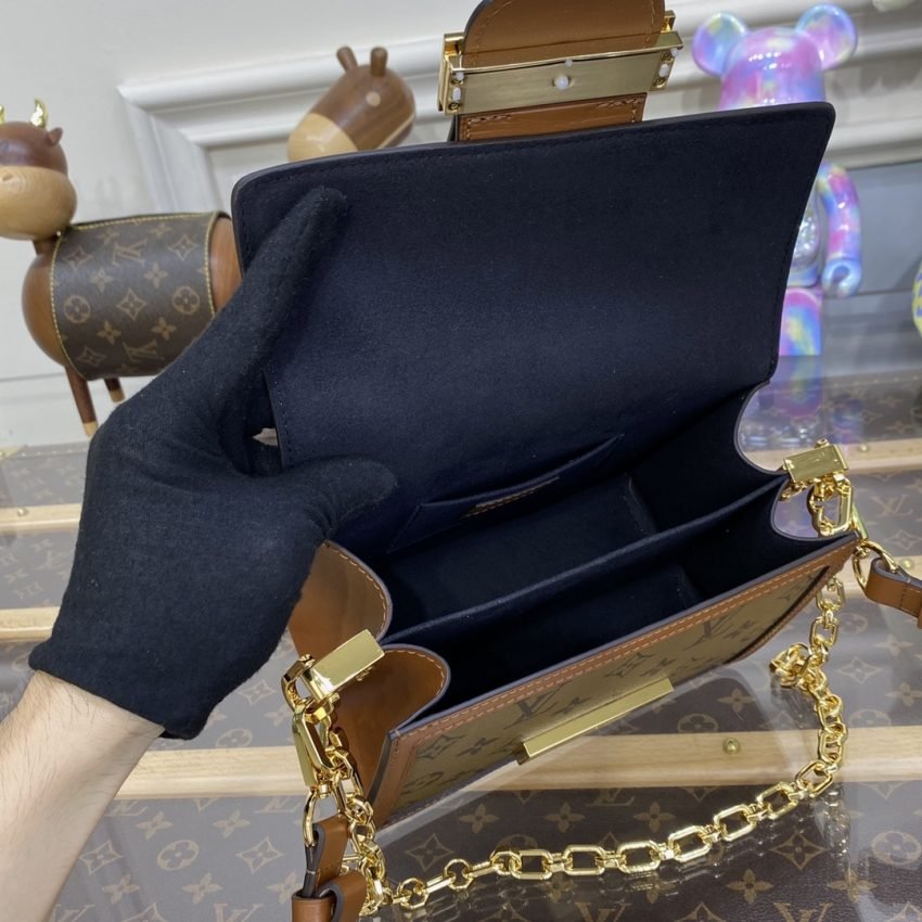 Fake Louis Vuitton Dauphine Mini Brown - Image 6