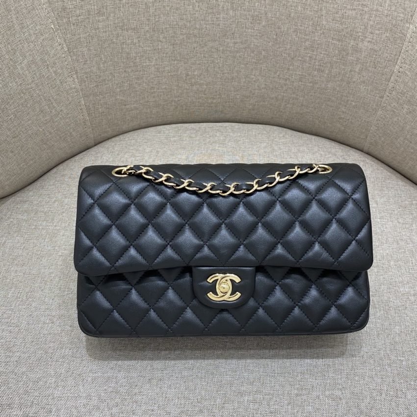 CHANEL Classic Flap 25cm Black Gold - Image 3