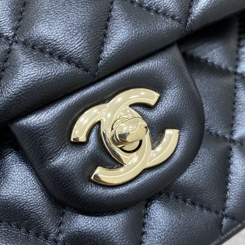 CHANEL Classic Flap 25cm Black Gold - Image 6
