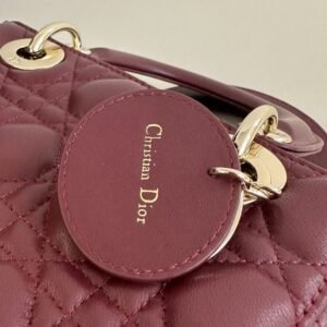 Alternative view of Replica Lady Dior Bordeaux Abc