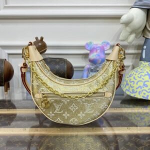 Fake Louis Vuitton Loop Golden Canvas