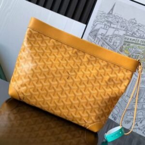 Alternative view of Fake Goyard Conti Pouch Yellow