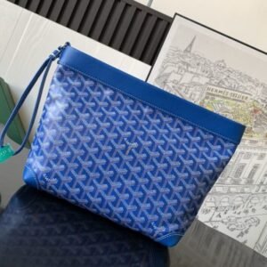 Fake Goyard Conti Pouch Blue