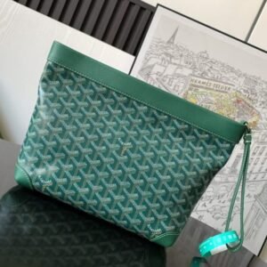Alternative view of Replica Goyard Conti Pouch Green