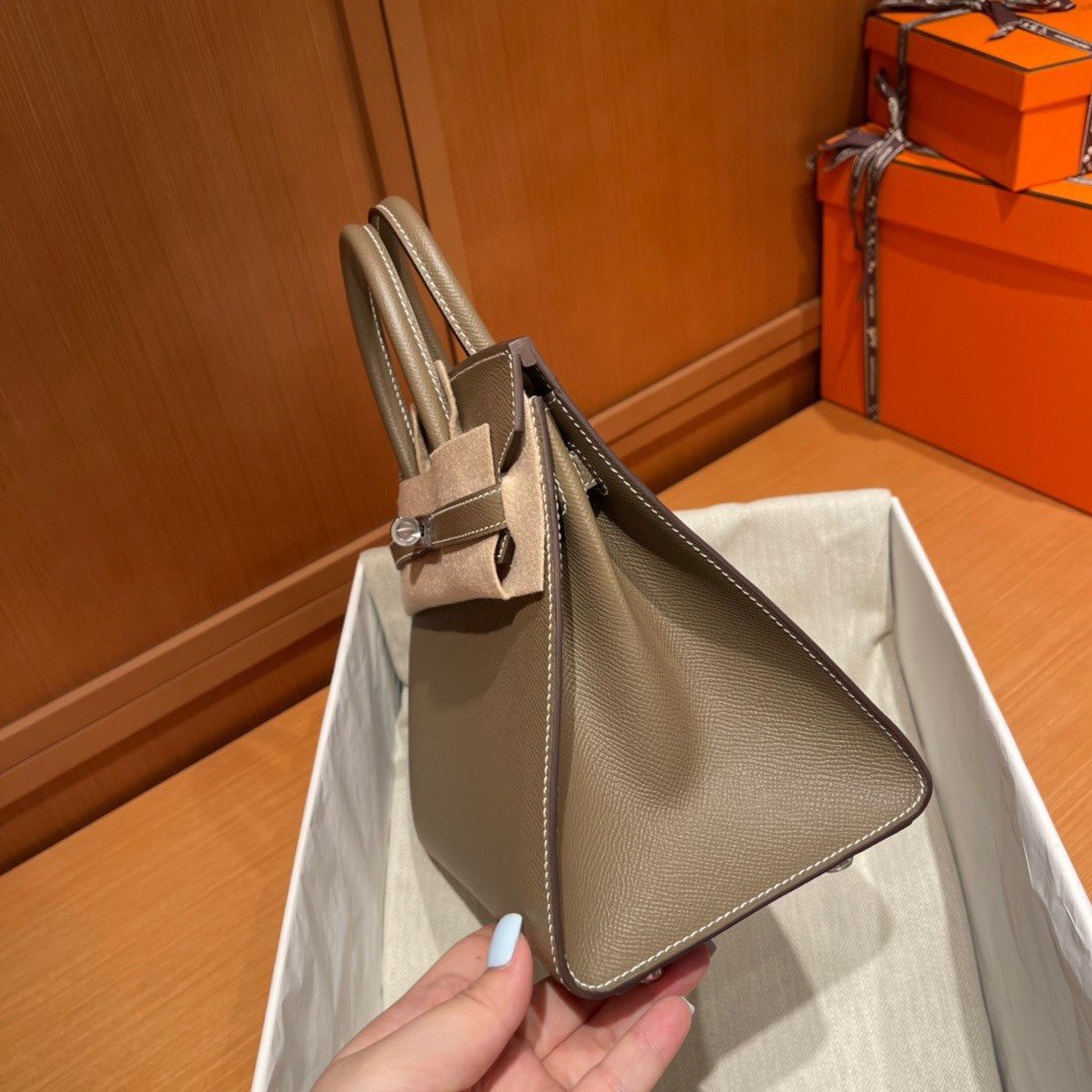 Fake Hermès Birkin Epsom Elephant Grey - Image 3