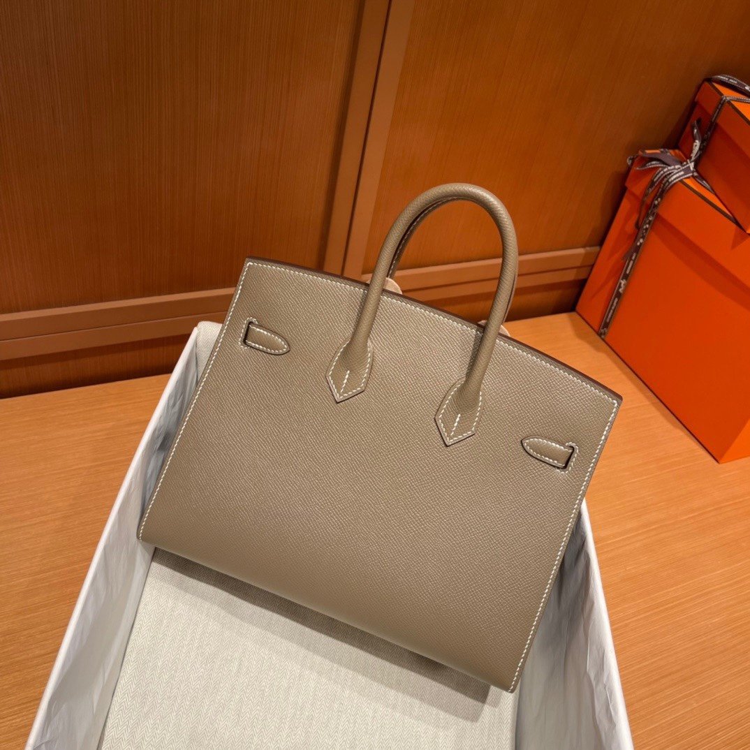 Fake Hermès Birkin Epsom Elephant Grey - Image 5