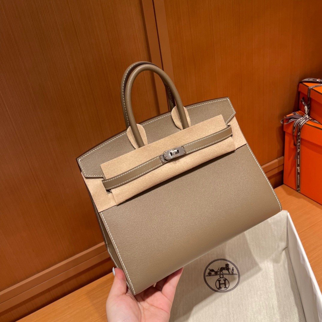 Fake Hermès Birkin Epsom Elephant Grey - Image 2