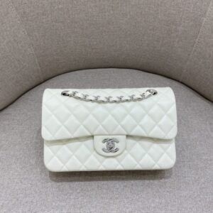 CHANEL Classic Flap 23cm White