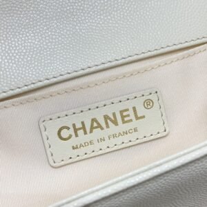 Alternative view of CHANEL Le Boy White