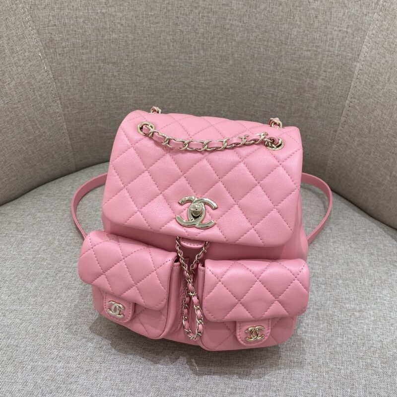 CHANEL 23A Backpack Small Pink