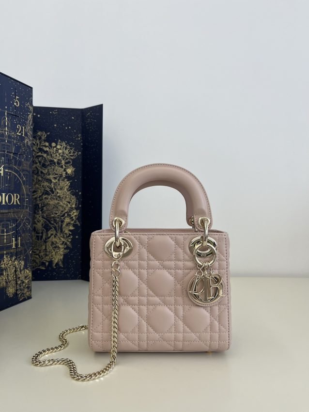 Fake Lady Dior Mini Pale Pink