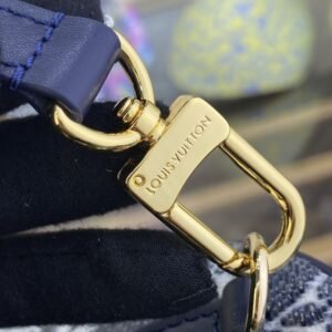 Alternative view of Fake Louis Vuitton Speedy Bandouliere Blue Denim