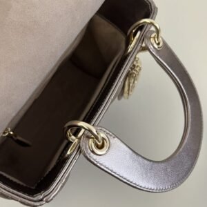 Alternative view of Replica Lady Dior Golden Metallic Abc