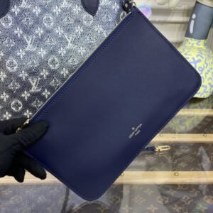 Alternative view of Fake Louis Vuitton Neverfull MM Denim Blue