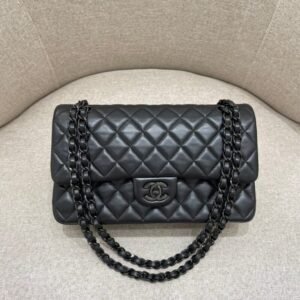 CHANEL Classic Flap 25cm All Black