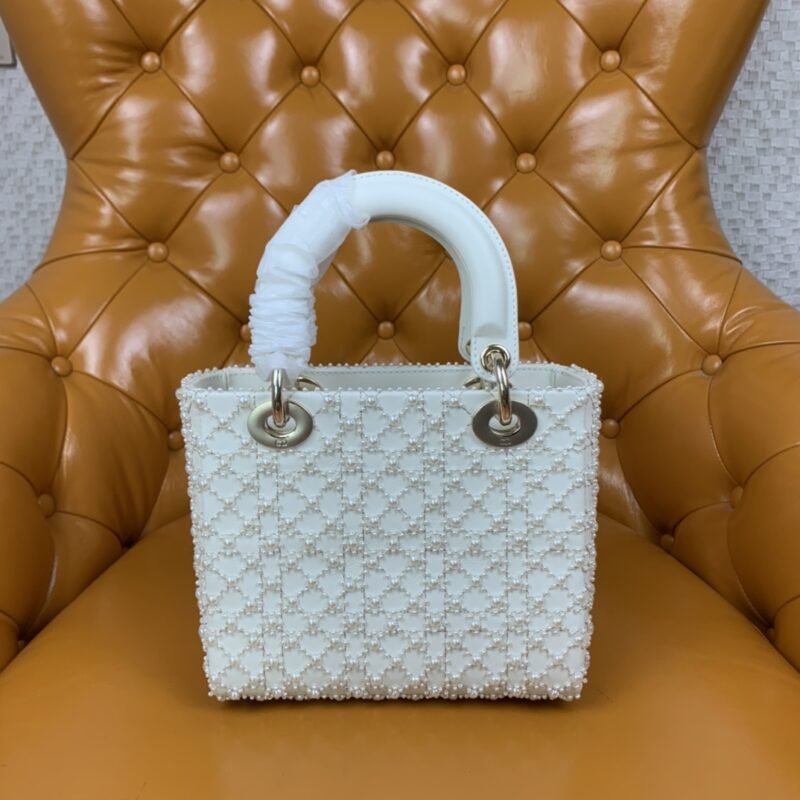 Replica Lady Dior White Pearl - Image 7
