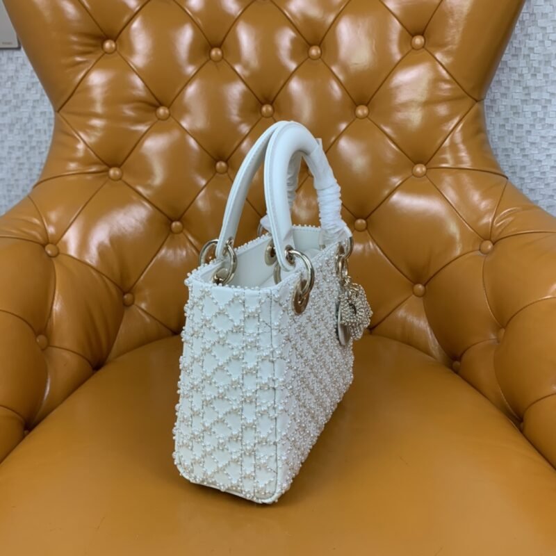Replica Lady Dior White Pearl - Image 8