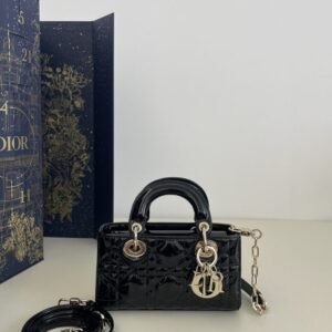 Fake Dior Lady D – Joy Mini Bag Black Patent