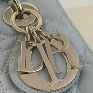 Alternative view of Replica Lady Dior Sky Blue Abc