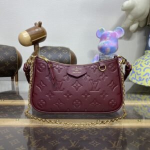 Fake Louis Vuitton Easy Pouch Bordeuax