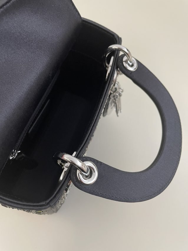 Replica Lady Dior Mini Satin Black - Image 2