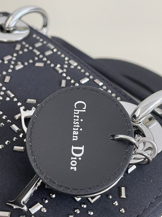 Replica Lady Dior Mini Satin Black - Image 3