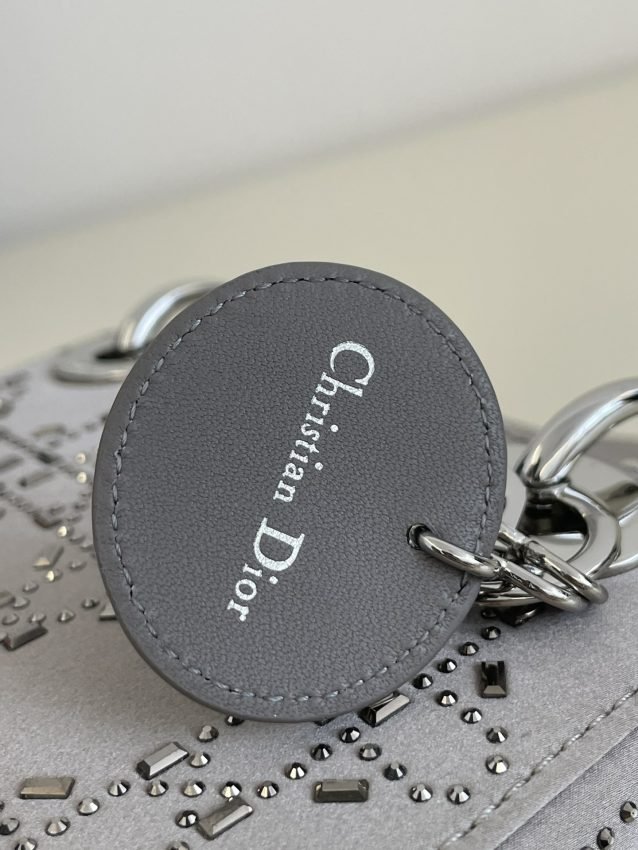Fake Lady Dior Mini Satin Grey - Image 5