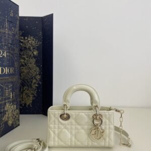 Fake Dior Lady D – Joy Mini Bag White Patent