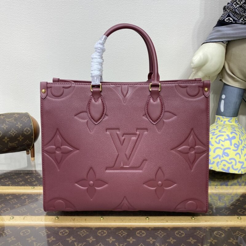 Replica LV Onthego Bordeaux
