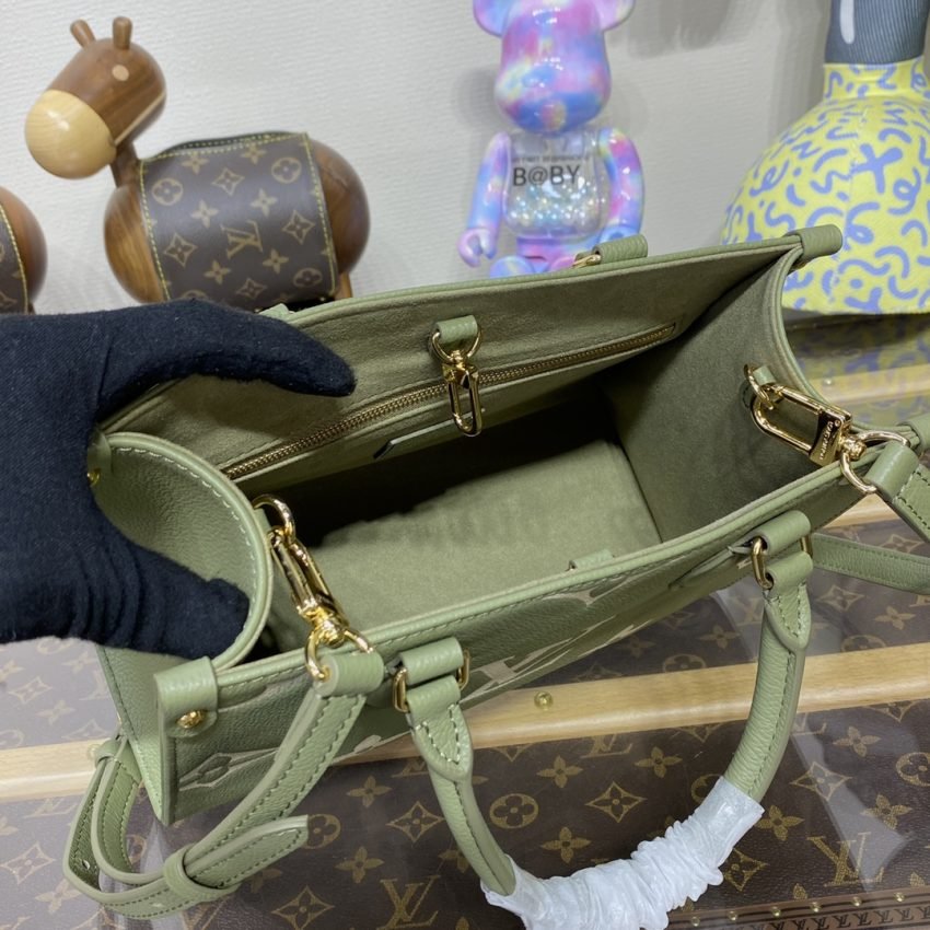 Replica LV Onthego PM Green - Image 2