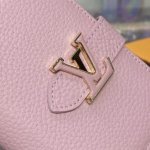 Alternative view of Louis Vuitton Vertical Compact Wallet Pink