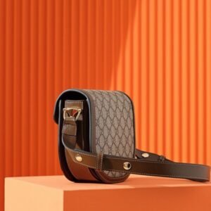 Alternative view of Replica Gucci Horsebit 1995 Semi – Circular Canvas