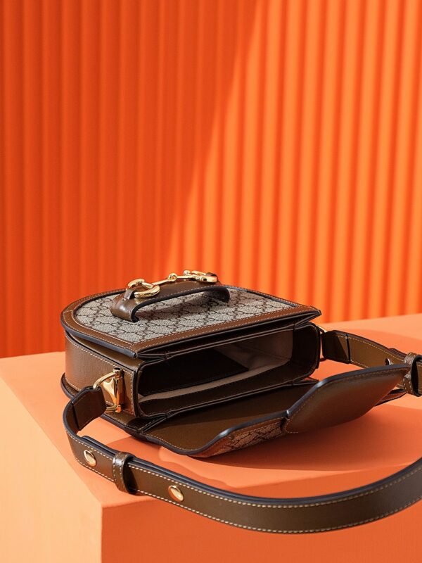 Replica Gucci Horsebit 1995 Semi – Circular Canvas - Image 6