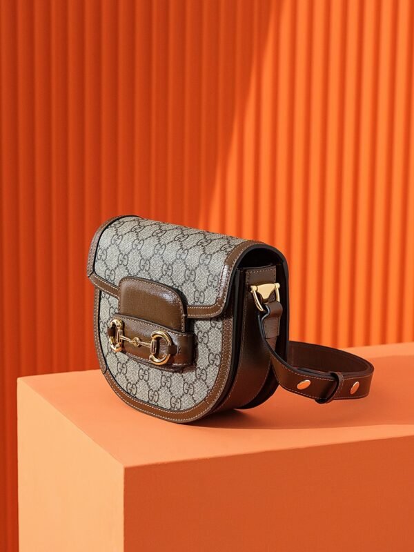 Replica Gucci Horsebit 1995 Semi – Circular Canvas - Image 8