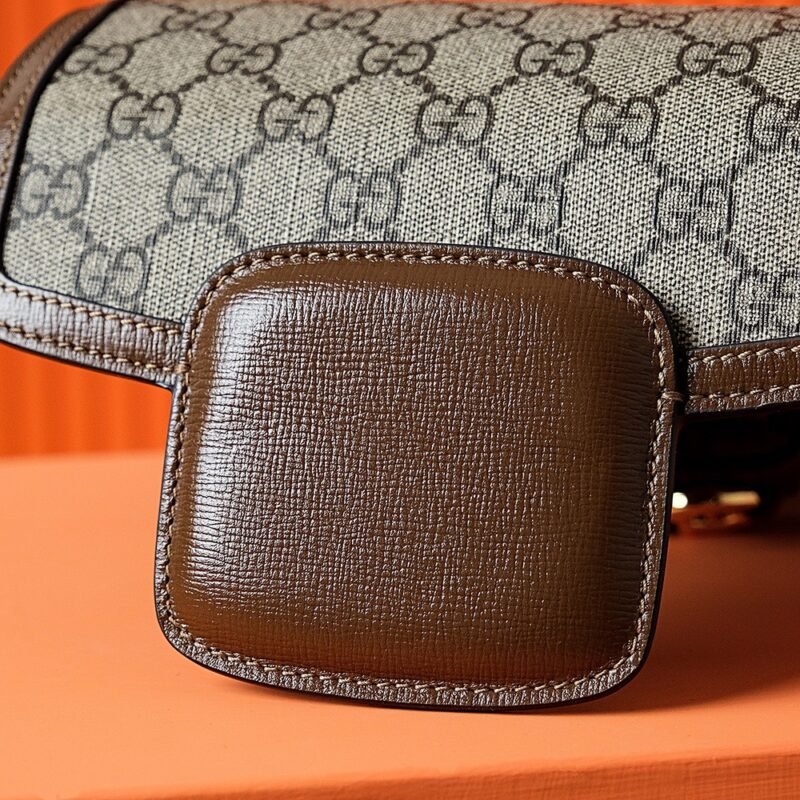 Replica Gucci Horsebit 1995 Semi – Circular Canvas - Image 11