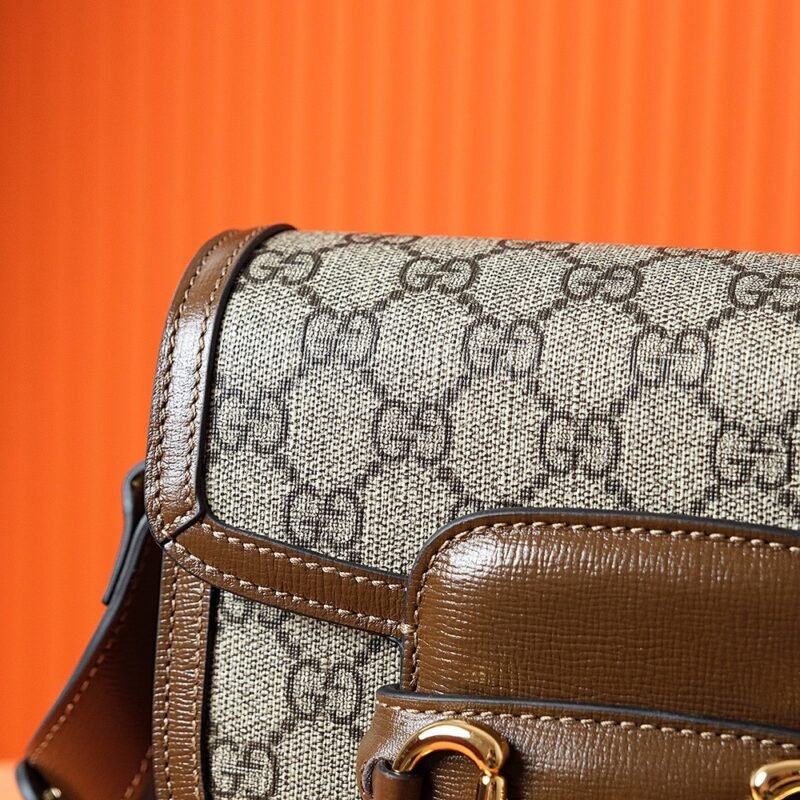 Replica Gucci Horsebit 1995 Semi – Circular Canvas - Image 15