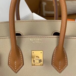 Alternative view of Replica Hermès Birkin Trench Brown Frosted