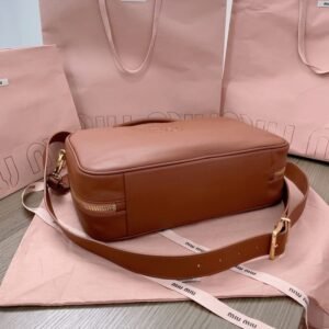 Alternative view of Replica Miu Miu Arcadie Brown