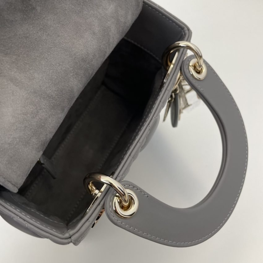 Fake Lady Dior Mini Satin Grey - Image 11